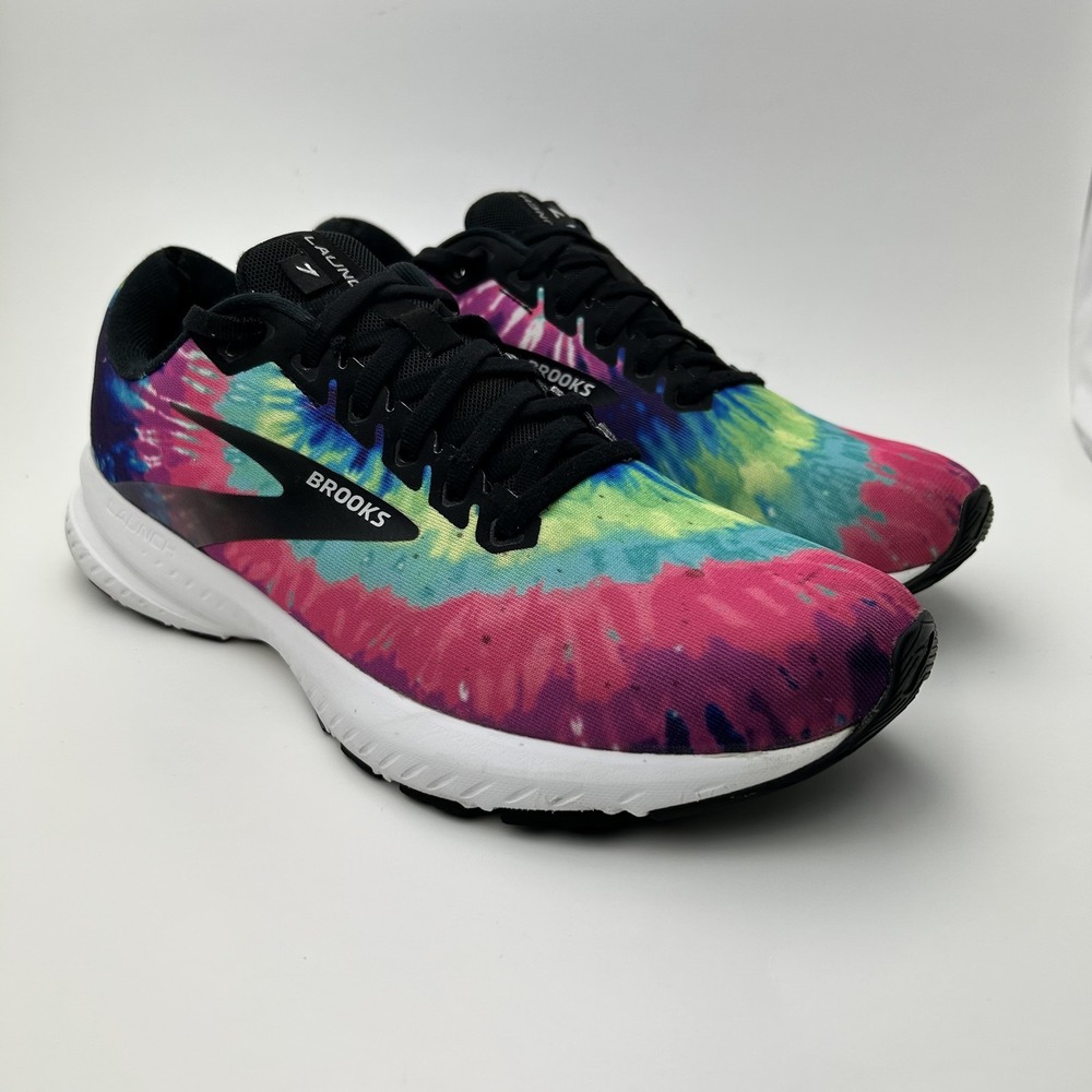 Brooks Launch 7 Shoes Women Size 11 Tie Dye Rock n Roll Marathon Series Running
